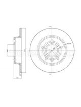 METELLI 23-0404C Тормозной диск