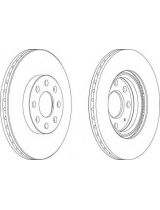 Ferodo DDF1304 Тормозные диски