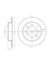 METELLI 23-0434C Тормозной диск