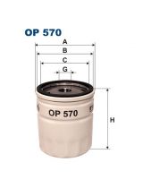 FILTRON OP 570T Фильтр масляный