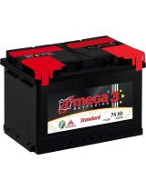 A-mega Аккумулятор Standard 74 R 720А (74 А/ч)