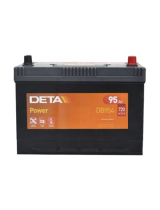 DETA Аккумулятор Power DB954 760А (95 А/ч)