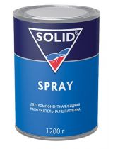 SOLID 319.1000 Шпатлевка жидкая SPRAY 1,2кг с отвердителем