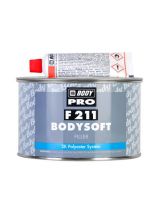 BODY 2112300000 F211 BODYSOFT Шпатлевка полиэфирная 2K светло-желтая 250г