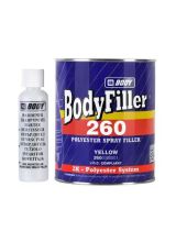 BODY 2600300001 260 BODYFILLER Шпатлевка полиэфирная 2K жидкая светло-бежевая 1л