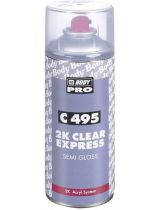 BODY 5200000004 C495 Лак акриловый 2K полуглянцевый аэрозоль 400мл