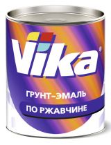 VIKA 203351 Грунт-эмаль по ржавчине RAL 9005 черный янтарь 3,5 кг