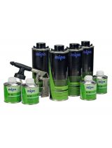 MIPA 204100001 Protector Set Комплект 4x750мл Protector черный + 4x250мл отвердитель H 10 + Unterbodenschutz-Spritzpistole пистолет-распылитель