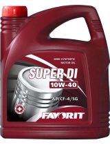 Моторное масло FAVORIT 56804 SUPER DI 10W-40 CF-4/SG 4,5л+САЛФЕТКИ 15шт упаковка КОМПЛЕКТ
