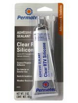 PERMATEX РХ80050 Клей-герметик Силиконовый,прозрачный, тюбик 85г