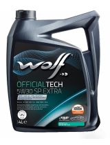 Моторное масло WOLF 65648/4 5W-30 OfficialTech SP EXTRA 4л Замена 65607/4