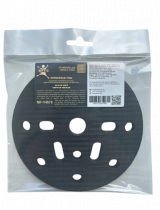 MIFES MF-14578 Подложка промежуточная на липучке STANDARD grip 150мм х 10мм ЧЁРНАЯ мягкая для шлифовальных кругов