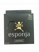 MIFES MF-14005 Круг полировальный ESPONJA на липучке 150мм х 25мм ЧЁРНЫЙ мягкий из высококачественного бельгийского поролона