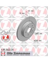 ZIMMERMANN 430.2622.20 Тормозной диск задний