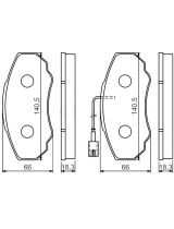 BOSCH 0 986 494 048 Колодки дисковые