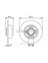 BOSCH 0 986 479 S37 Тормозной диск
