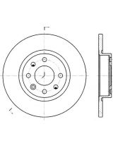 Stellox 6020-4823-SX Тормозной диск передний