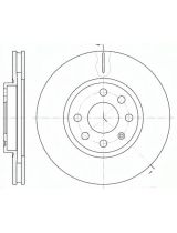 REMSA 6611.10 Тормозной диск передний