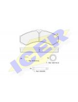 ICER 141208-123 Колодки дисковые