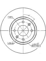 Patron PBD2782 Тормозной диск передний