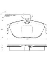TRW GDB1058 Колодки дисковые передние