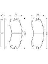BOSCH 0 986 460 984 Колодки дисковые