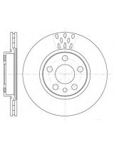 REMSA 6442.11 Тормозной диск передний