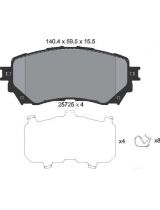 Textar 2572501 Колодки дисковые передние