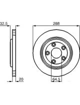 BOSCH 0 986 478 777 Тормозной диск
