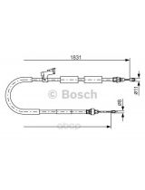 BOSCH 1 987 482 058 Трос ручного тормоза