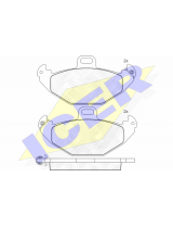 ICER 181314 Колодки дисковые