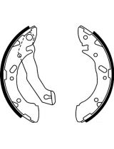 AP 07870 Колодки барабанные задние