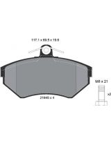 Textar 2194503 Колодки дисковые