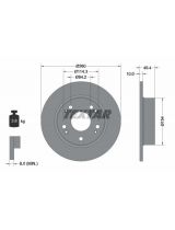 Textar 92144603 Тормозной диск с покрытием PRO