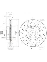 BREMBO 09.A621.31 Тормозной диск передний