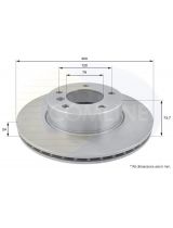 COMLINE ADC1728V Тормозной диск передний с покрытием