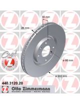 ZIMMERMANN 440.3120.20 Тормозной диск передний