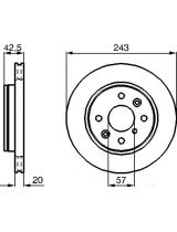 BOSCH 0 986 478 659 Тормозной диск