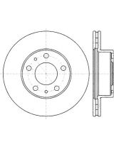 Stellox 6020-9945V-SX Тормозной диск передний