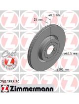 ZIMMERMANN 250.1353.20 Тормозной диск передний