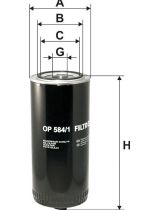 FILTRON OP 584/1 Фильтр масляный