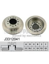 NIPPARTS J3312041 Тормозной диск