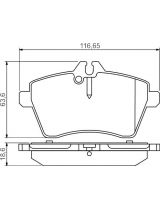 BOSCH 0 986 495 273 Колодки дисковые