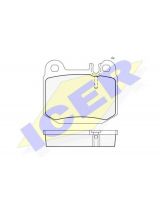 ICER 181391 Колодки дисковые