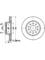ATE 24.0122-0191.1 Тормозной диск