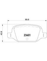 Textar 2360102 Колодки дисковые