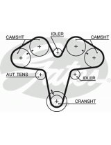 GATES 5476XS Ремень ГРМ