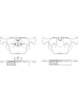 Patron PBP857 Колодки дисковые задние