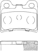 Patron PBP772 Колодки дисковые задние