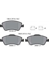 Textar 2412201 Колодки дисковые передние